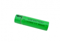 USB BATTERY Li-ion 18650, 3,7V 3800mAh