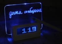       LED clock with Message Board   7