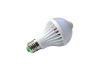   E27, 220V 7W Bulb MS Plastic White (6000K)   1