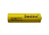  Battery Li-ion Soshine 14500, 3,7V 900mAh   3