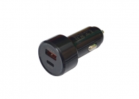 Dual USB Charger Black 3.1 (TE-P31)