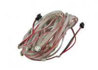 LED Garland RGB WS2812B, 50pcs, IP20 White cable RGB