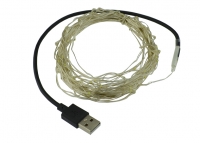   LED USB Garland, 100pcs, IP68 Green  
