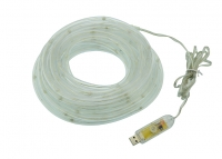 LED USB SMART Garland Duralight, 100pcs, IP68 with remote control RGB
