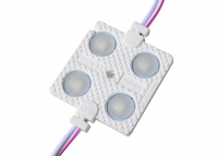   SMD 2835, 4LED, Plastic IP65 Multi Color (matted lenses)  