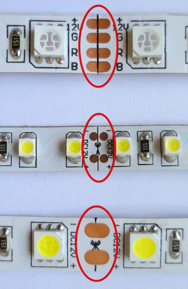 Как подключить светодиодную ленту В: схема соединения