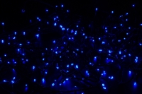 Светодиодная гирлянда нить, 200 светодиодов, IP54 Синий превью фото 7