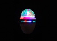 Светодиодная диско-лампа E27, 220V 3W Rotating RGB превью фото 4