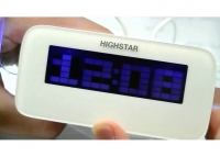 Светодиодные часы с доской для записей LED clock with Message Board превью фото 8