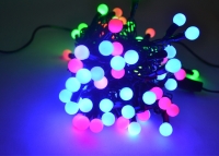 Светодиодная гирлянда LED Balls Garland RGB, 10,5mm, 80pcs, IP20 превью фото 6