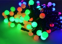 Светодиодная гирлянда LED Balls Garland RGB, 10,5mm, 80pcs, IP20 превью фото 7