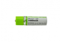 Аккумуляторная USB батарейка Li-ion 1,2В 1450 мАч превью фото 1