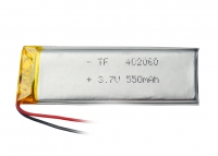 Аккумулятор литий-полимерный 3,7V 550mAh превью фото 1