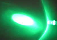 Выводной светодиод 5мм (зеленый) превью фото 1