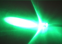 Выводной светодиод 5мм (зеленый) превью фото 3
