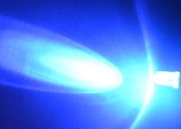 Выводной светодиод 5мм (ультрафиолетовый) 3.2-3.4В превью фото 1