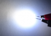 Выводной светодиод 5мм матовый (белый) превью фото 1