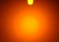 Выводной светодиод 5мм матовый (желтый) превью фото 2