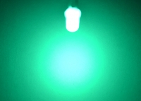 Выводной светодиод 5мм матовый (зеленый) 3.0-3.2В превью фото 3