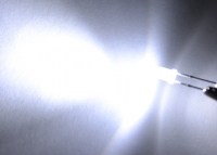 Выводной светодиод 3мм (белый) превью фото 3