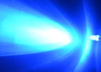 Выводной светодиод 3мм (синий) превью фото 1