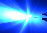 Выводной светодиод 3мм (синий) превью фото 3