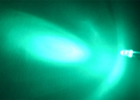 Выводной светодиод 3мм (зеленый) превью фото 1