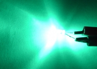 Выводной светодиод 3мм (зеленый) превью фото 3