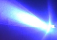 Выводной светодиод 3мм (ультрафиолетовый) превью фото 1