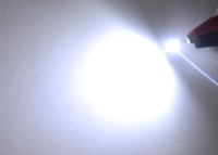 Выводной светодиод 4,8мм (белый) превью фото 2