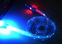 Светящийся LED Light USB Cable RGB for iPhone превью фото 5