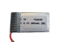 Литий-полимерный аккумулятор для квадрокоптера 3,7V 380mAh превью фото 3