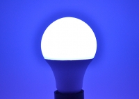 Светодиодная лампа RGBW E27 с пультом превью фото 3