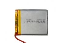 Аккумулятор литий-полимерный 3,7V 2200mAh превью фото 2