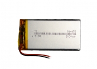 Аккумулятор литий-полимерный 3,7V 2000mAh превью фото 2
