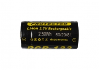 Аккумулятор Battery Li-ion Soshine 16340 (RCR-123), 3,7V 700mAh с защитой превью фото 2