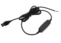 Dimmable USB Power Cable 3 button (Black)