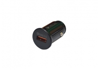 Автомобильное зарядное устройство Dual USB Charger Black 3А (TE-336) превью фото