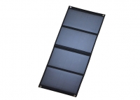 Foldable solar panel 40W, 2xUSB / Power jack 5,5mm