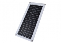 Portable solar panel 10W, 1xUSB / Power jack 5,5mm