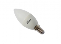 Светодиодная лампа Е14, 220V 6W Candle Natural White (4000K) превью фото