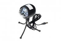 ���������� �����-����� USB 3W Rotating RGB � ��������� ����'� ����