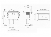 ��������� ON-OFF 2pin 3A ����� ���� 5