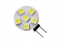 ���������� ����� G4, 12V 6pcs 5050 White (6000K) ����'� ���� 2