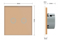 ��������� ������� Livolo Two touch Gold ����'� ���� 1