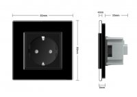 ������� Livolo Glass Black �� ����������� ����'� ���� 1