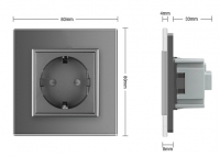 ������� Livolo Glass Gray �� ����������� ����'� ���� 1