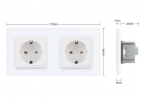 ������� Livolo Glass White ������� �� ����������� ����'� ���� 1