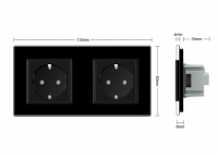 ������� Livolo Glass Black ������� �� ����������� ����'� ���� 1