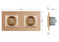 ������� Livolo Glass Gold ������� �� ����������� ����'� ���� 1